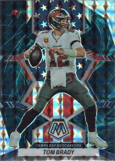 Panini Mosaic Football 2022 National Pride Genesis Prizm Card 251 Tom Brady