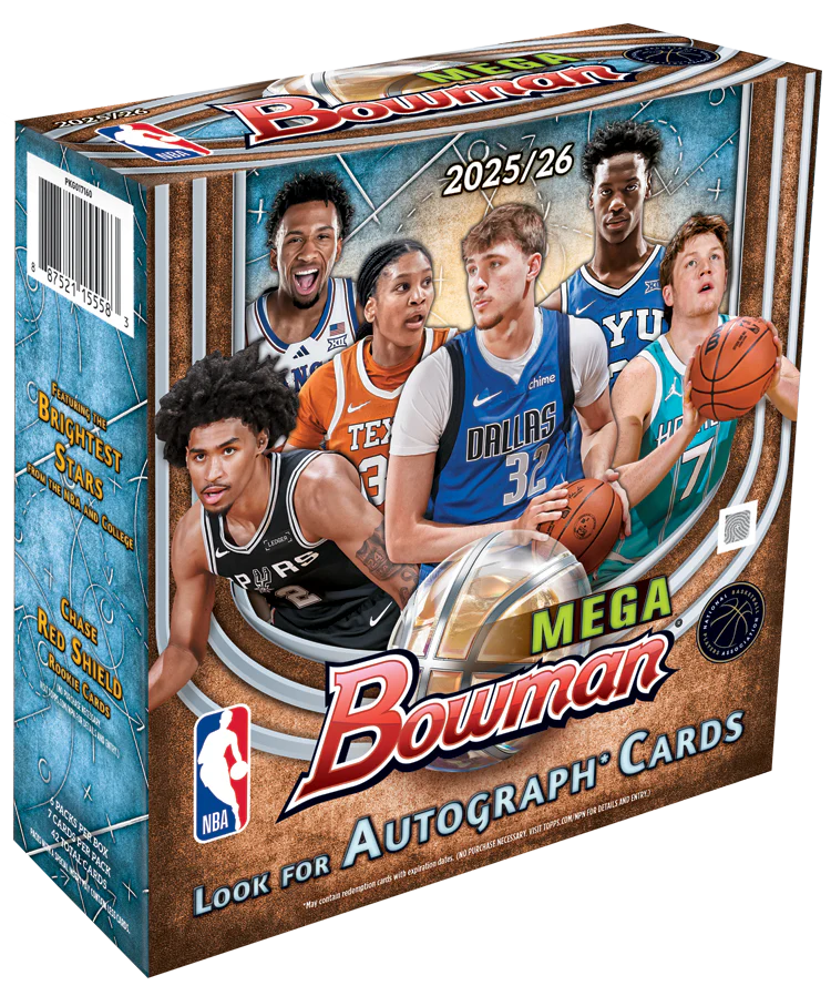 2025-26 Topps Bowman Basketball Mega Box – Digital Heroes