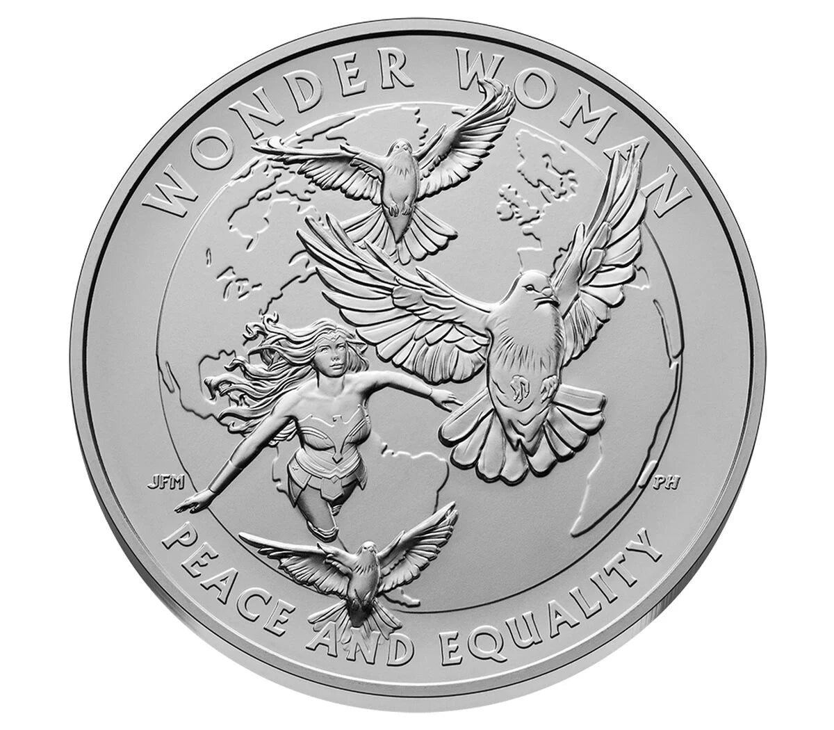 2026 US Mint Wonder Woman Comic Art One Ounce Silver Medal Coin