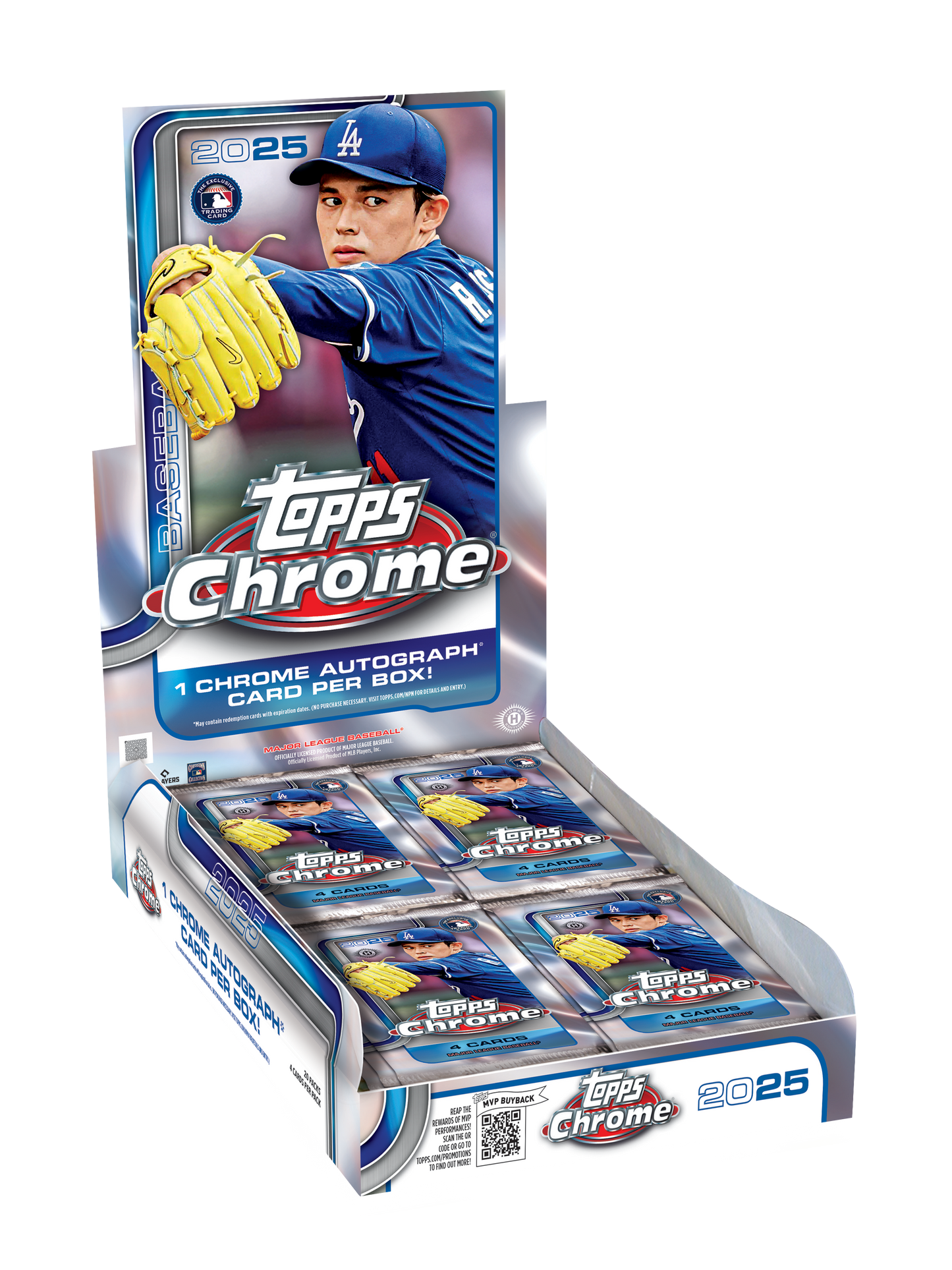 2025 Topps Chrome Baseball Hobby Pack