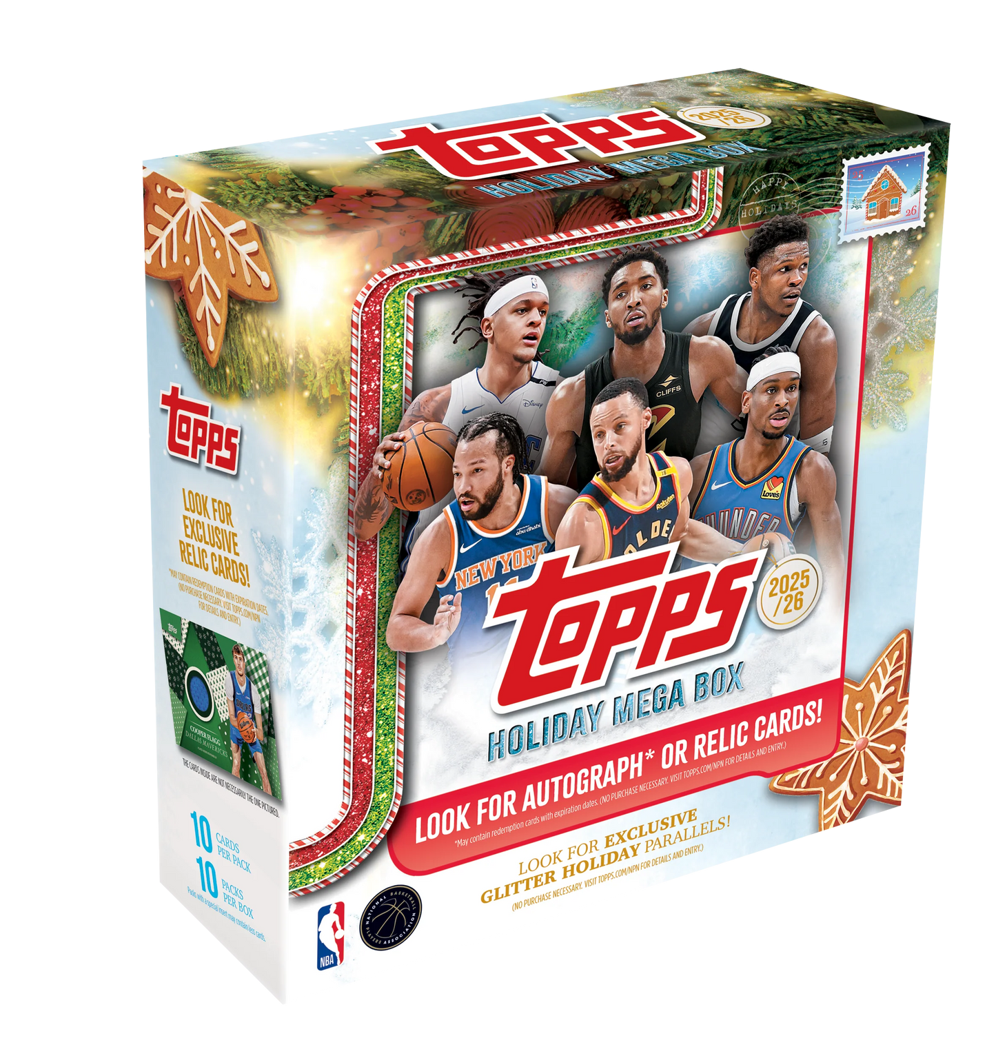 2025-26 Topps NBA Basketball Holiday Mega Box