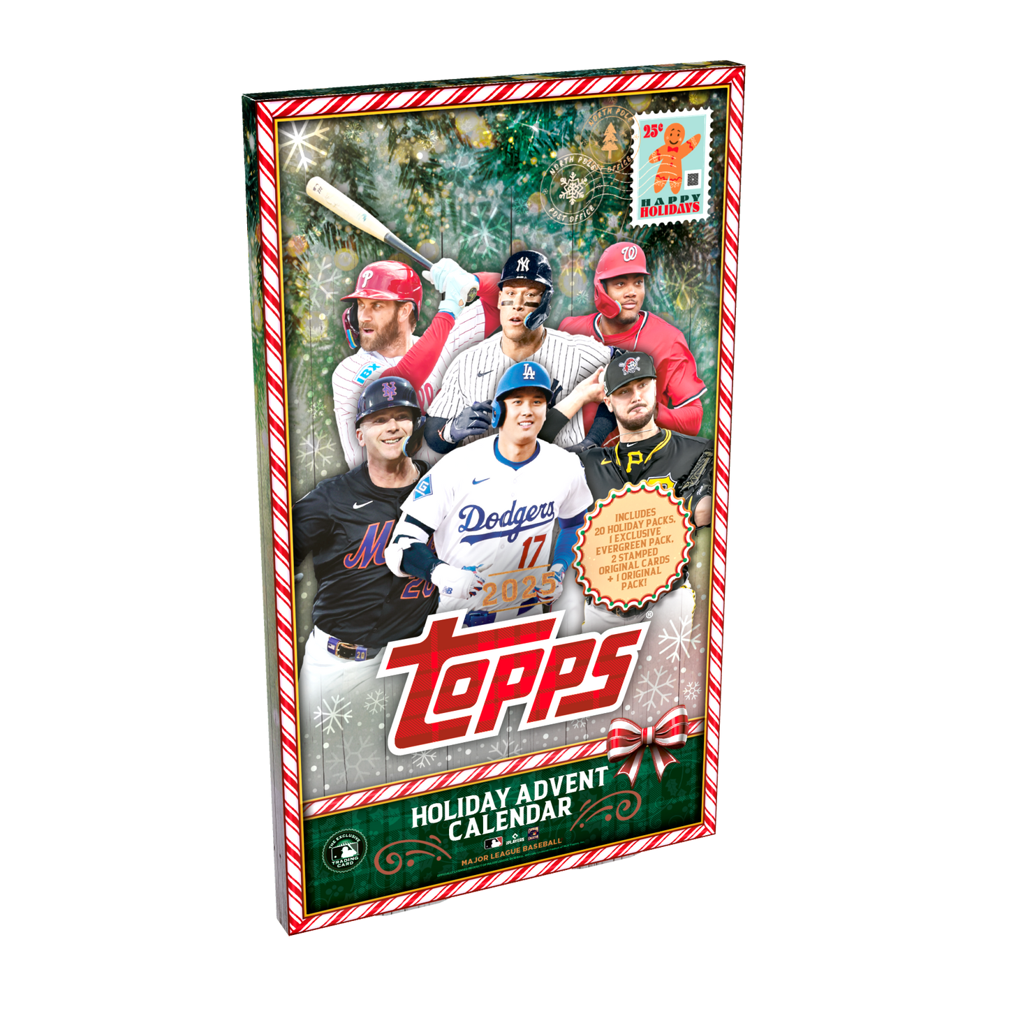 2025 Topps Baseball Holiday Advent Calendar