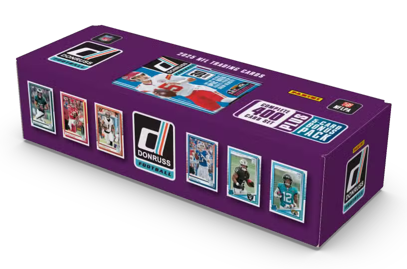 2025 Panini Donruss Football Factory Set with Bonus Pack