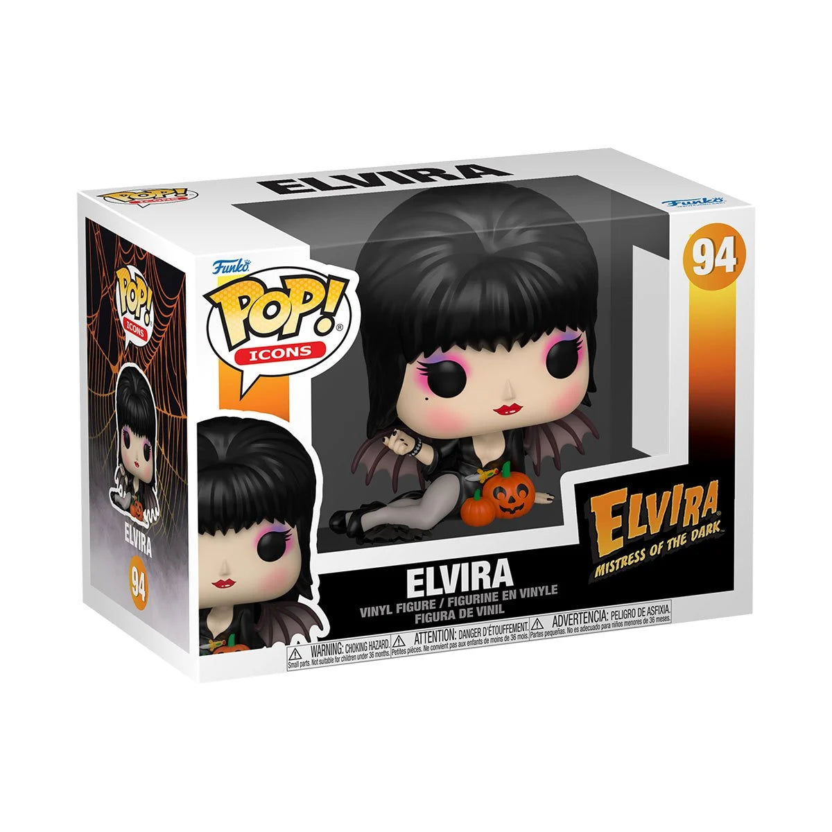Pop Icons 94 Elvira Mistress of the Dark Vinyl Figure