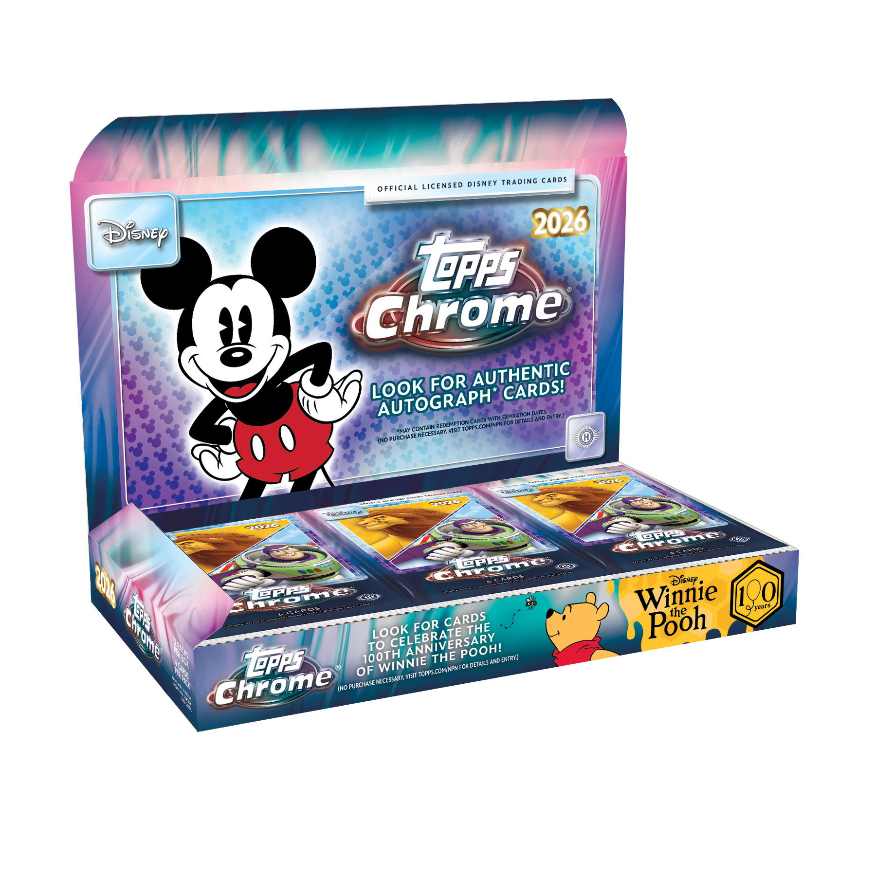 2026 Topps Chrome Disney Hobby Box – Digital Heroes