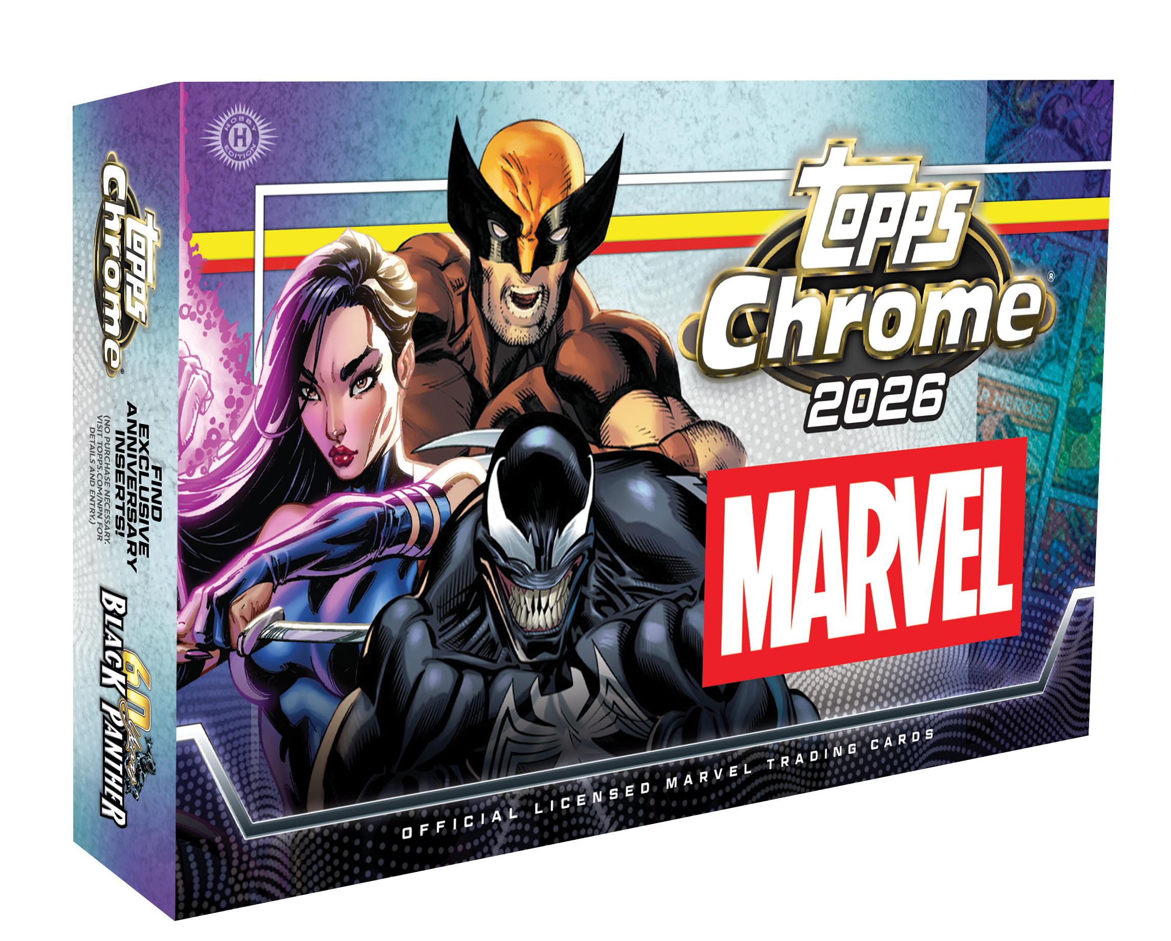 2026 Topps Chrome Marvel Comics Hobby Box – Digital Heroes