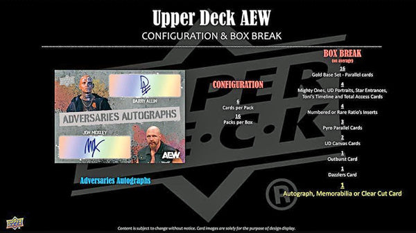 2026 Upper Deck All Elite Wrestling Hobby Box