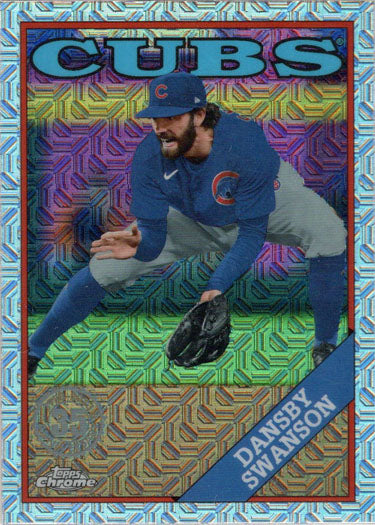 Topps Series Two Baseball 2023 Chrome Silver Card 2T88C-96 Dansby Swanson