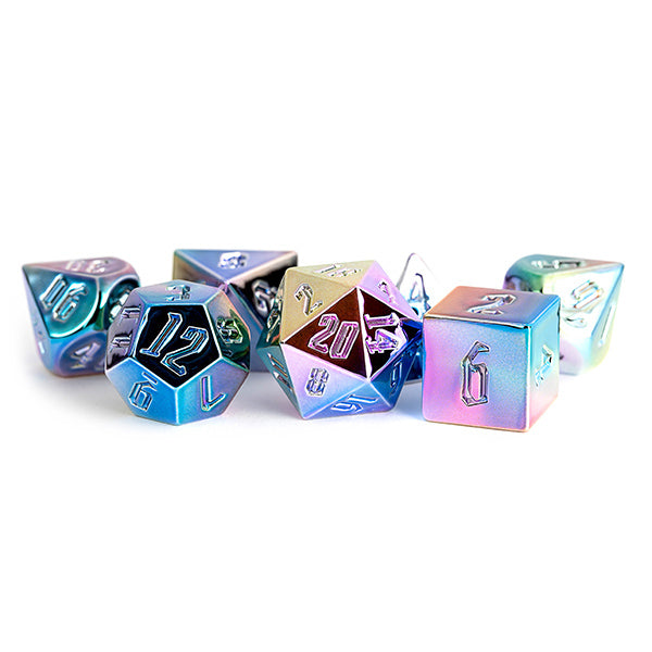 Fanroll RPG Dice Set: Rainbow Aegis - Uninked