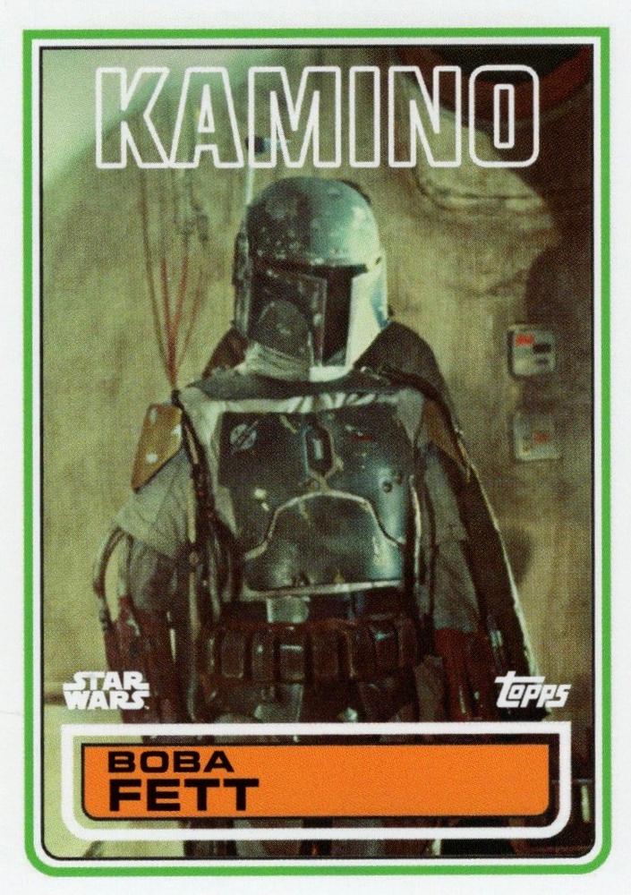 Star Wars Throwback Thursday 2023 Card #143 Boba Fett 1983 Topps Football