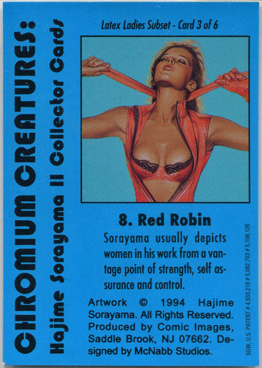 Sorayama 2 Chromium Creatures Latex Ladies Subset Card - 3 of 6