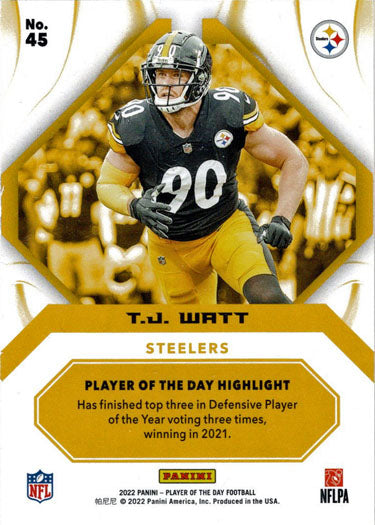 2022 Panini NFL Player of the Day Promotion starts today. Today's