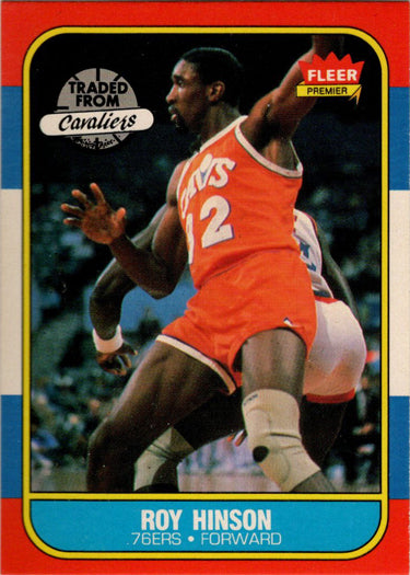 1986-87 Fleer Basketball #46 Roy Hinson Base Rookie Card