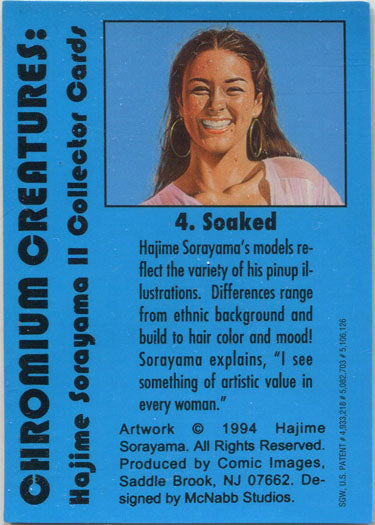 Sorayama 2 Chromium Creatures Base Card 4 "Soaked"