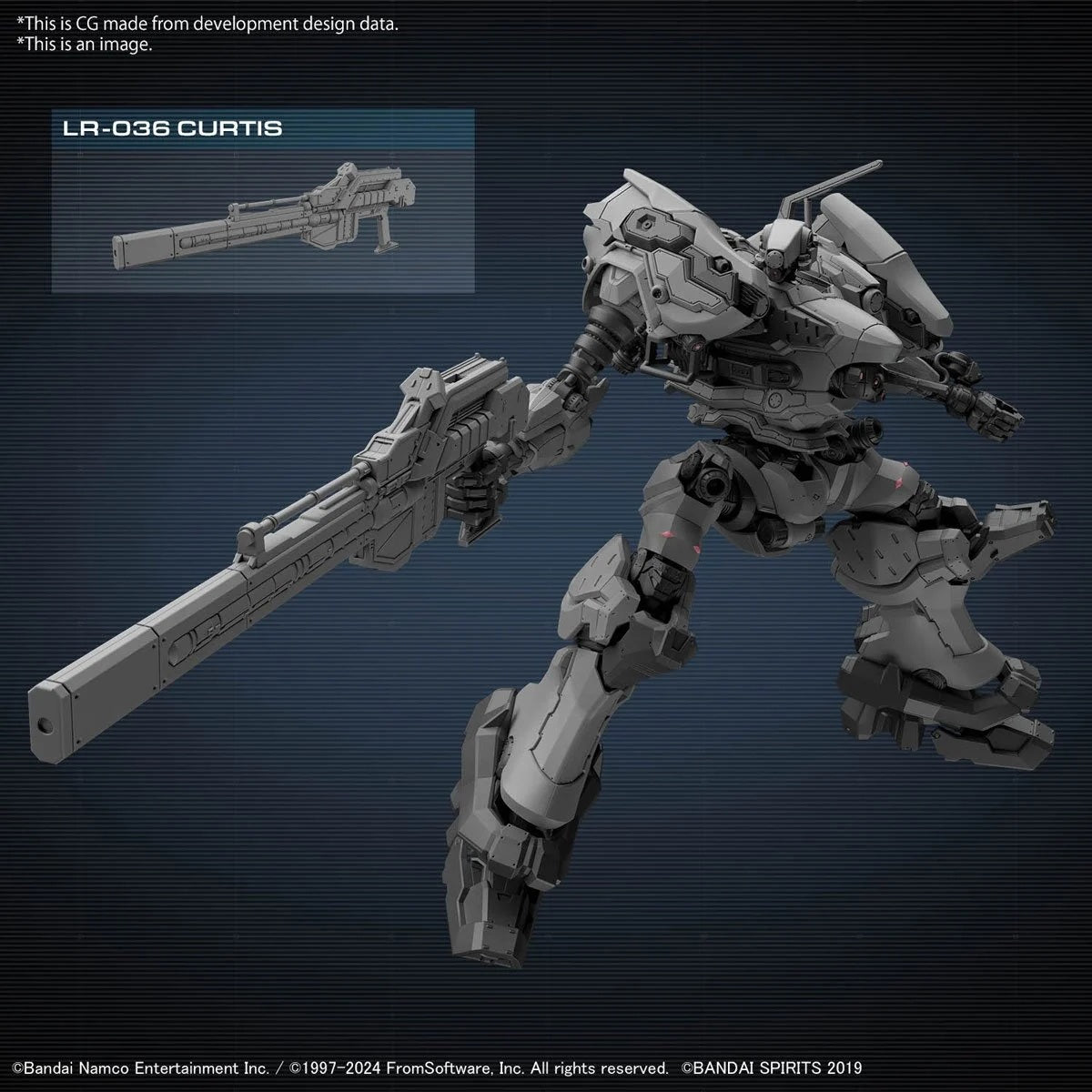 Bandai 30 Minute Missions Armored Core VI: Fires of Rubicon RaD CC-2000 Orbiter Model Kit