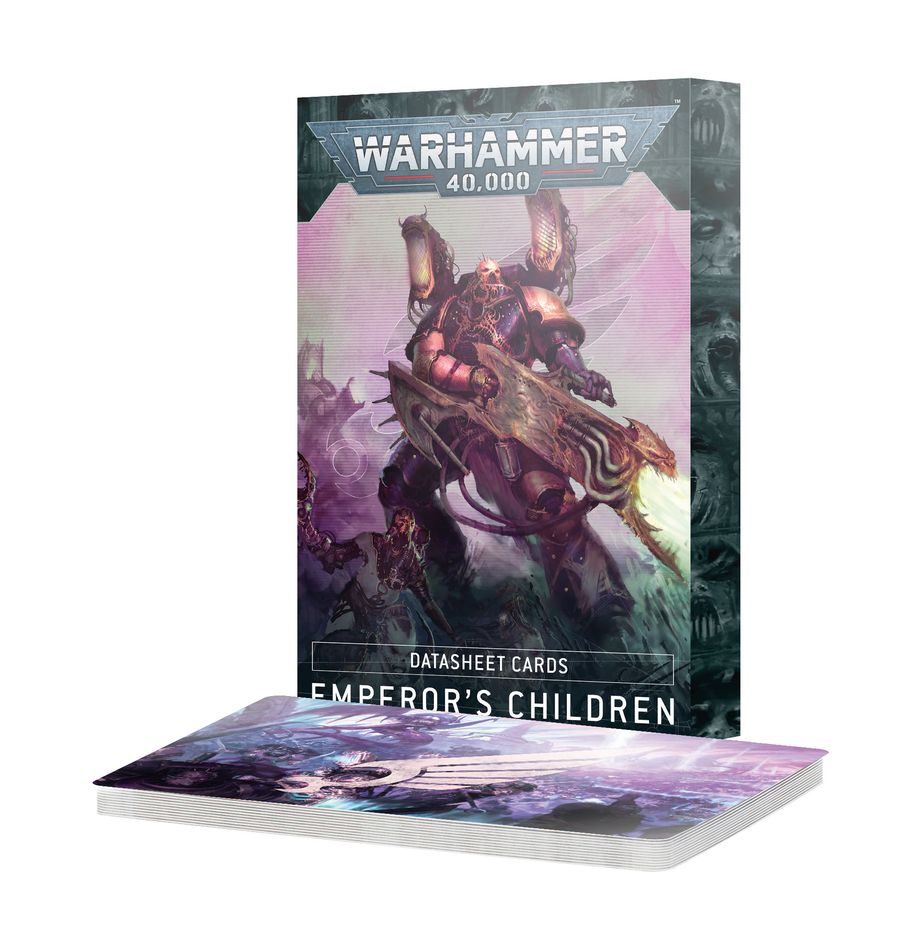 Warhammer 40k 10th Edition: Emperor's Children - Datasheet Cards