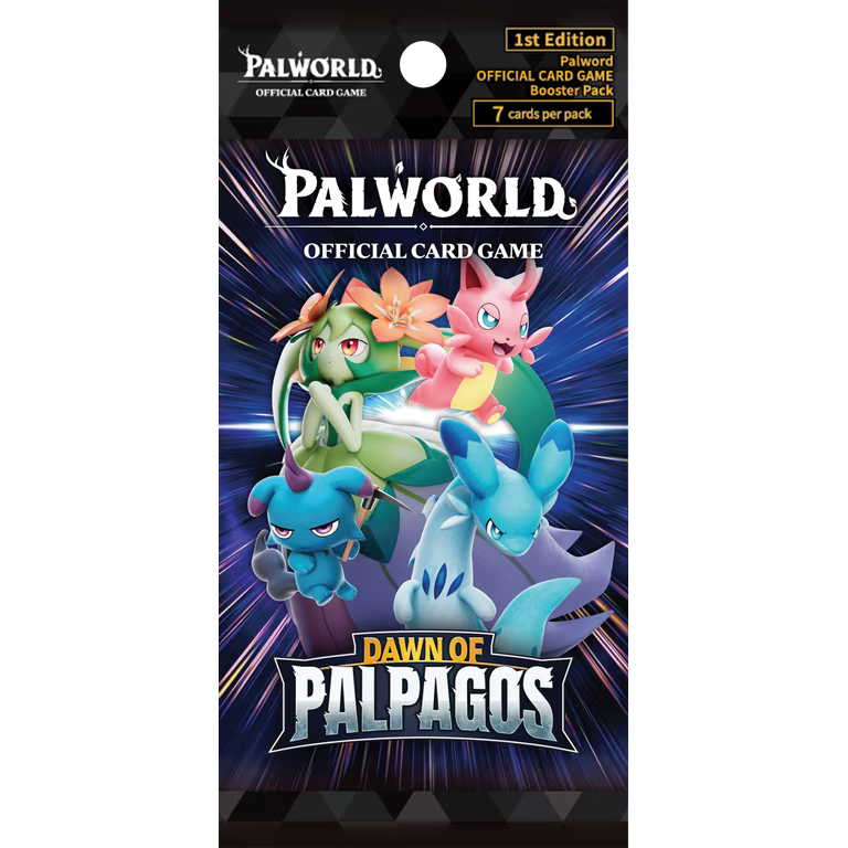 Palworld Official Card Game: Dawn of Palpagos 1st Edition BP01 - Booster Pack