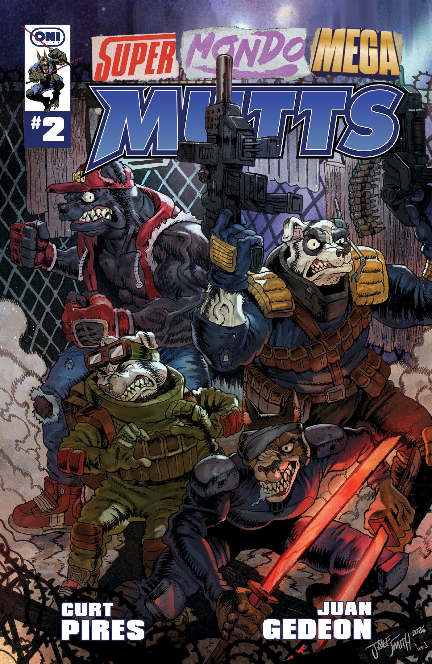 Super Mondo Mega Mutts #2 Cover D Jake Smith Variant