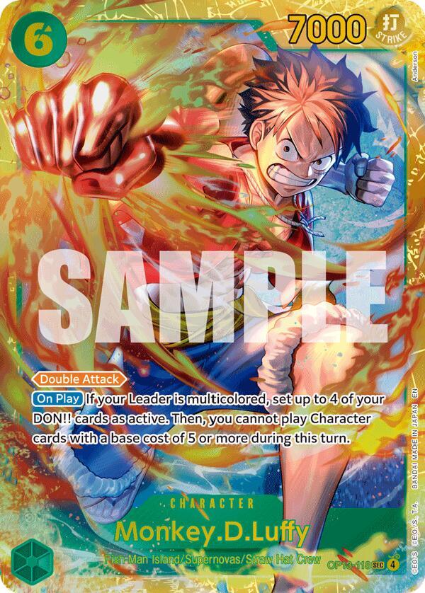 Monkey.D.Luffy (OP13-118) - Carrying On His Will (OP13)