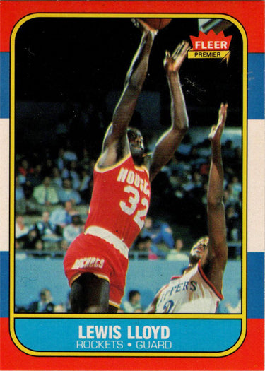 1986-87 Fleer Basketball #65 Lewis Lloyd Base Rookie Card