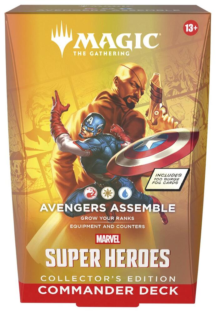 2026 Wizards Magic MTG Marvel Super Heroes Commander Deck - Avengers Assemble (Collector's Edition)
