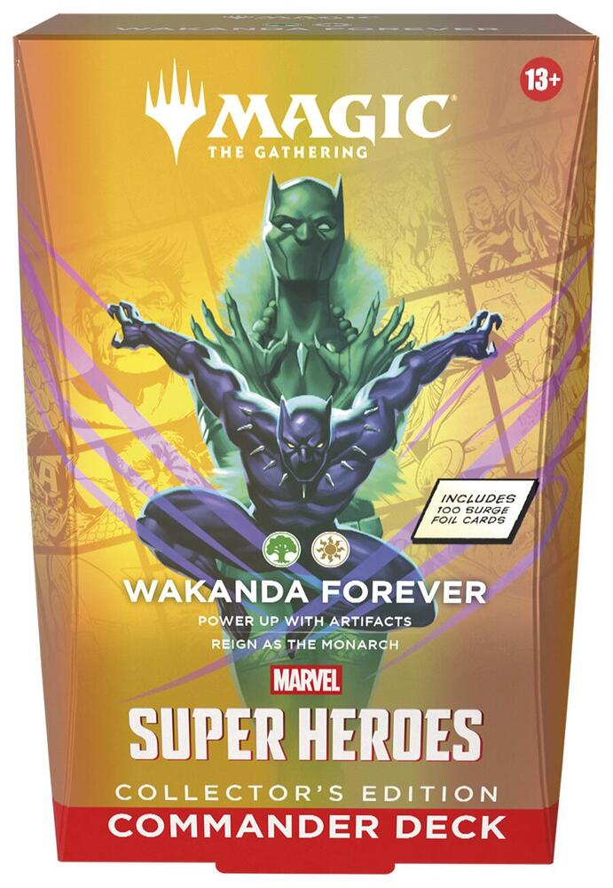 2026 Wizards Magic MTG Marvel Super Heroes Commander Deck - Wakanda Forever (Collector's Edition)