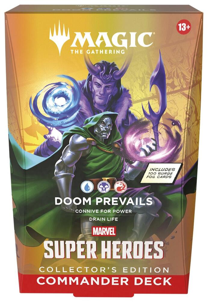 2026 Wizards Magic MTG Marvel Super Heroes Commander Deck - Doom Prevails (Collector's Edition)