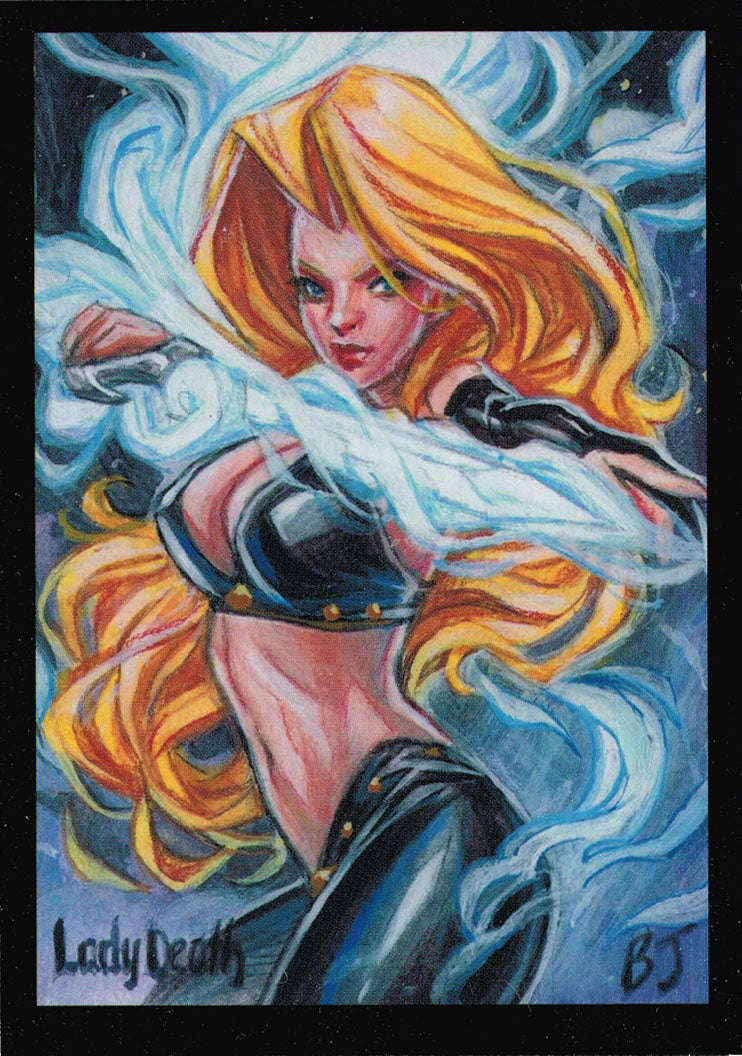 2012 5finity Lady Death Sketch Series Two 6LD2 Chase Card