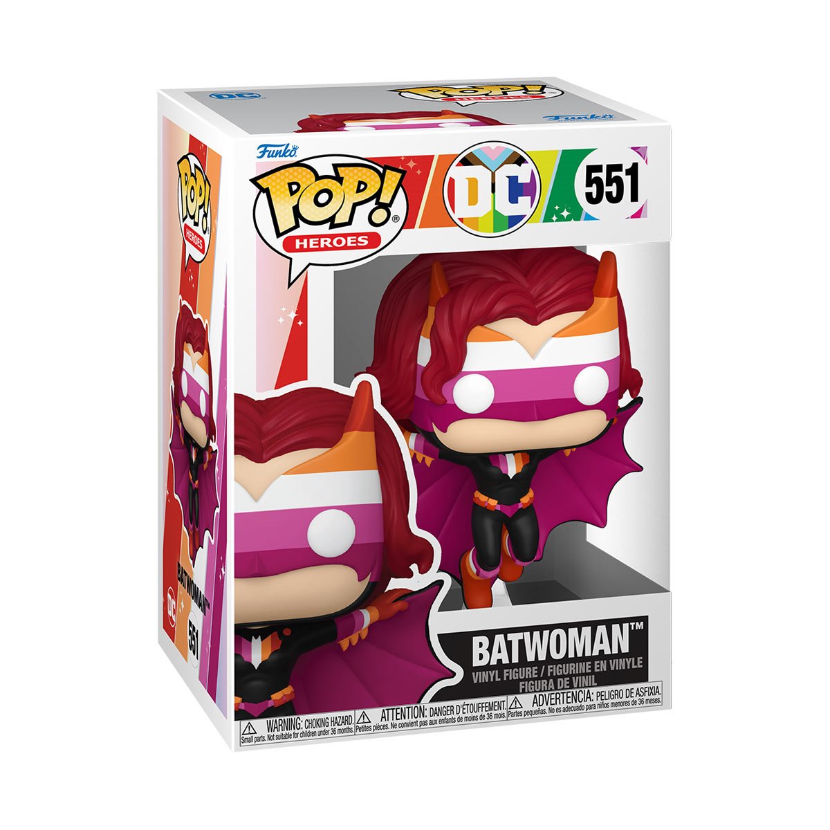 Pop Heroes DC Pride 2025 Batwoman Vinyl Figure