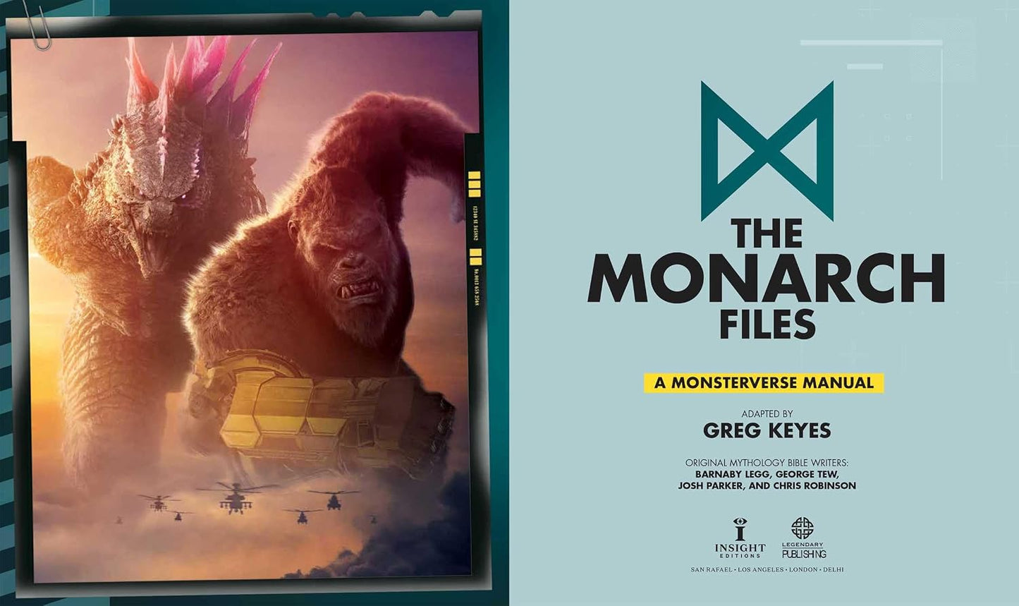 Monarch Files Hardcover A Monsterverse Manual