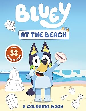 Bluey: At The Beach: A Coloring Book