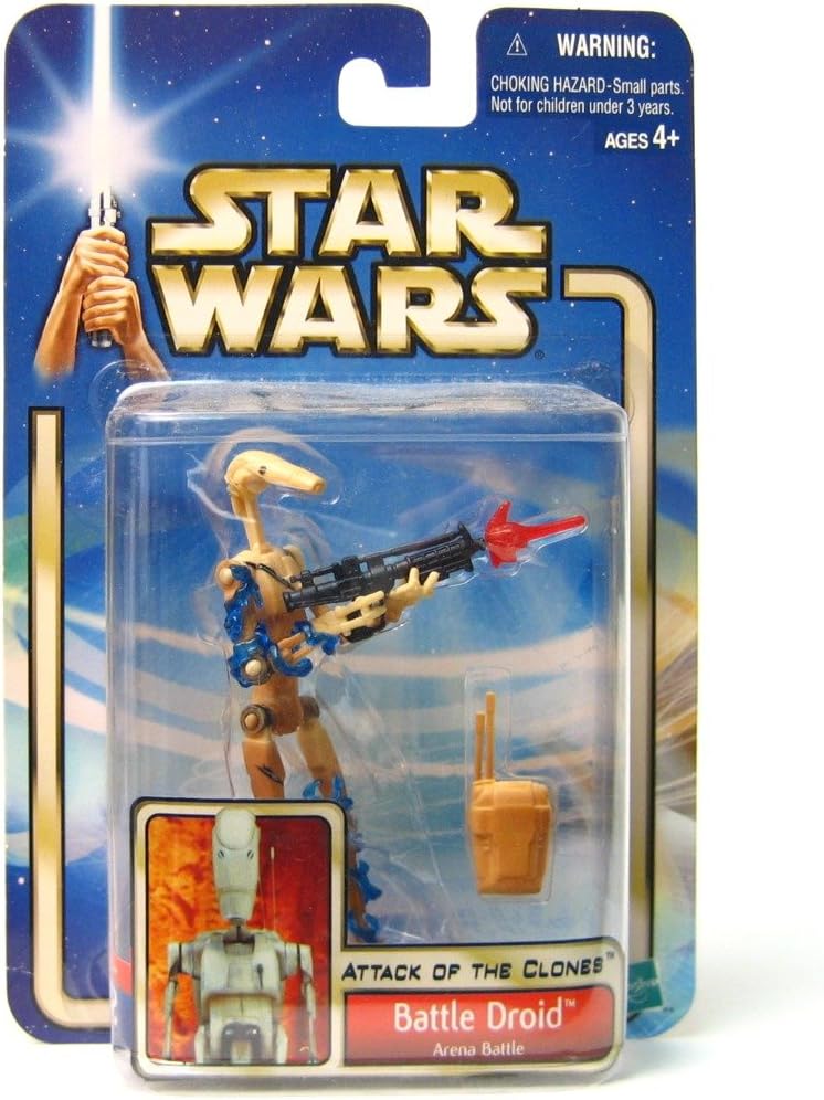 Star Wars 02/11 Battle Droid Arena Battle (White) Action Figure