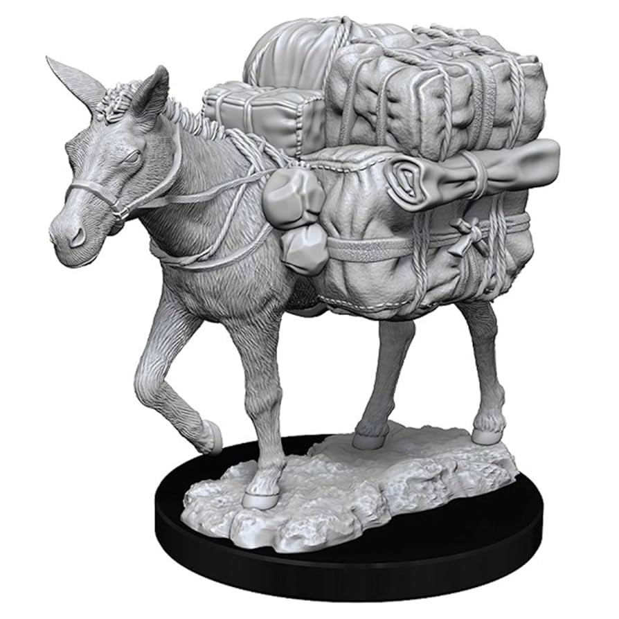 Deep Cuts Miniatures - Unpainted: Pack Mule