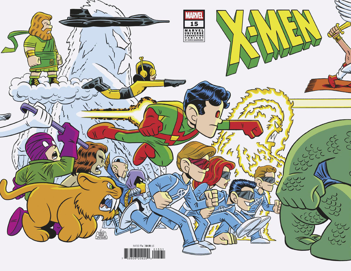 X-Men #15 Chris Giarrusso Marvel Universe Connecting Wrap Variant