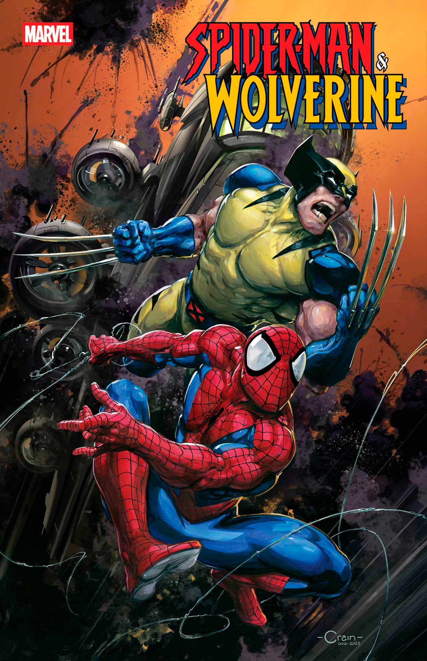Spider-Man & Wolverine #1 Clayton Crain Variant