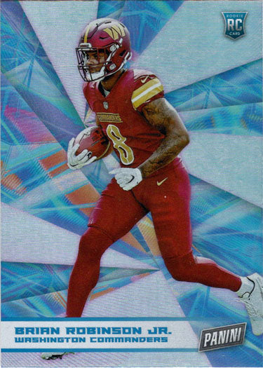 Panini Player Of The Day Football 2022 Foil Parallel Card 80 Brian Robinson Jr.