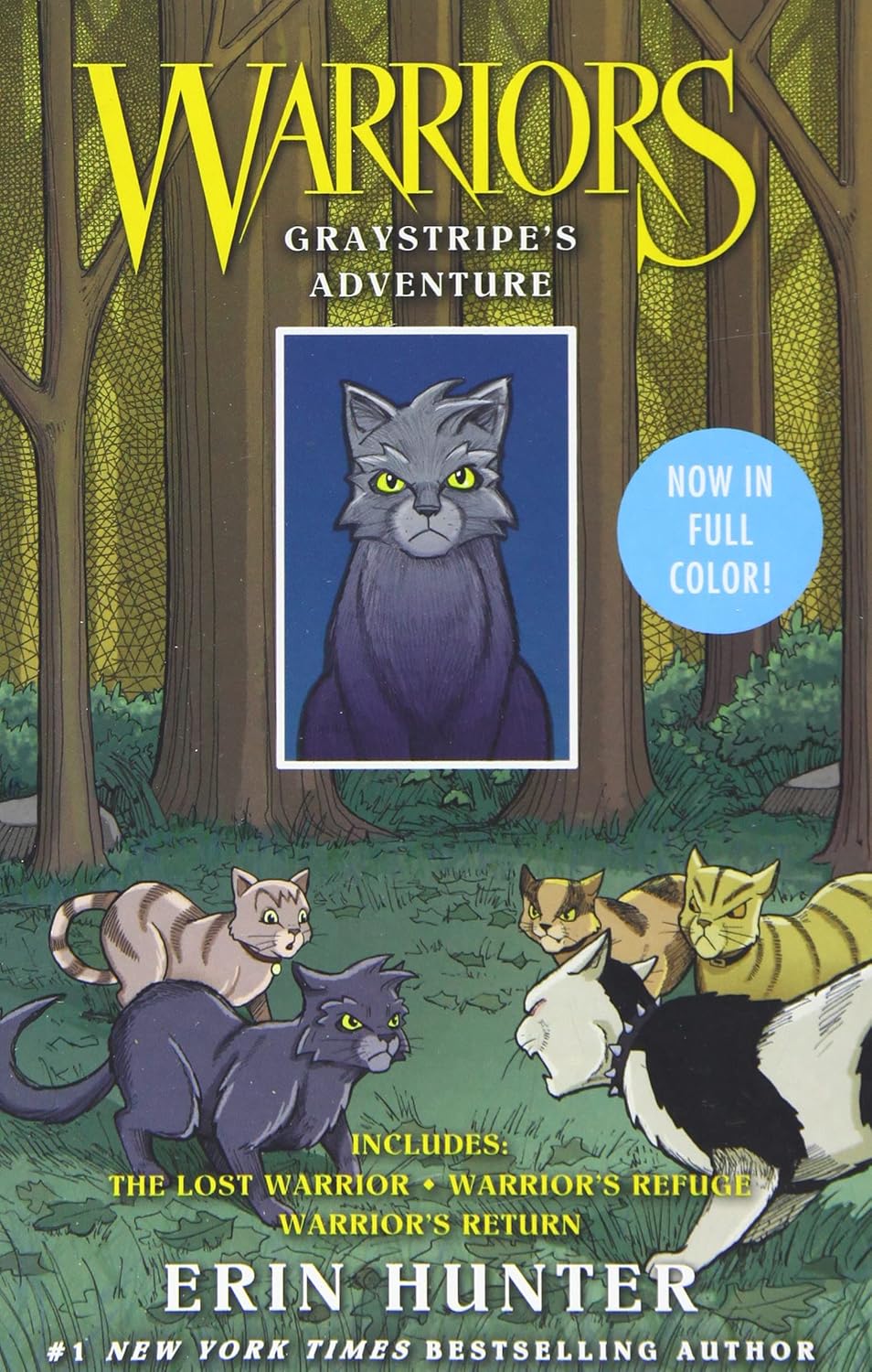 Warriors Graystripe's Adventure: 3 Full-Color Warriors Books in 1