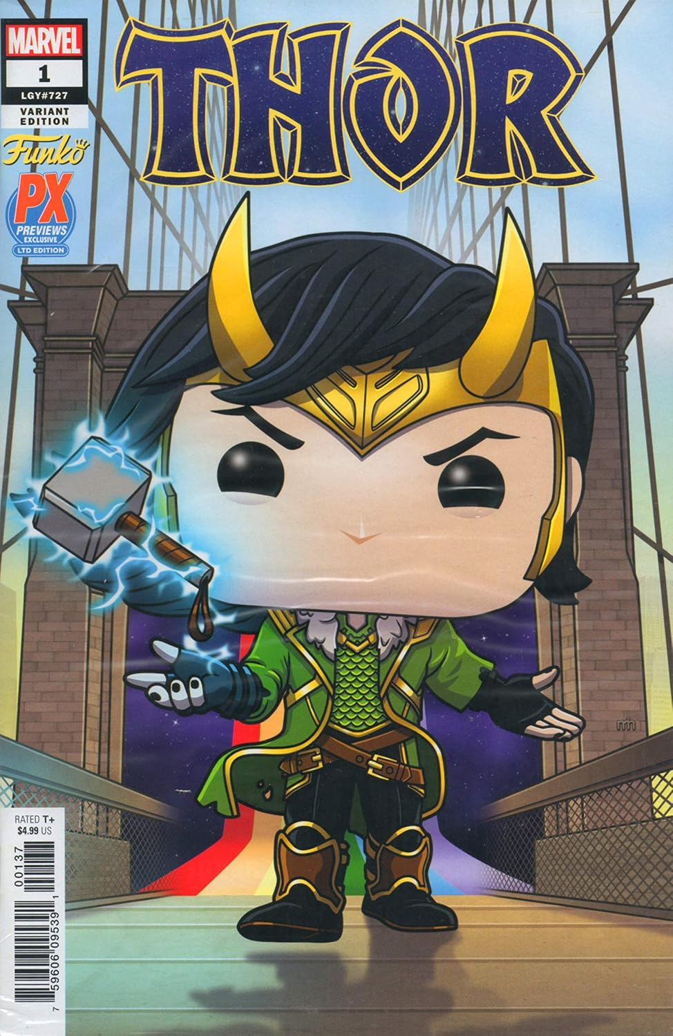Thor #1 Funko Loki Variant Free Comic Book Day Box PX Previews Exclusive 2020