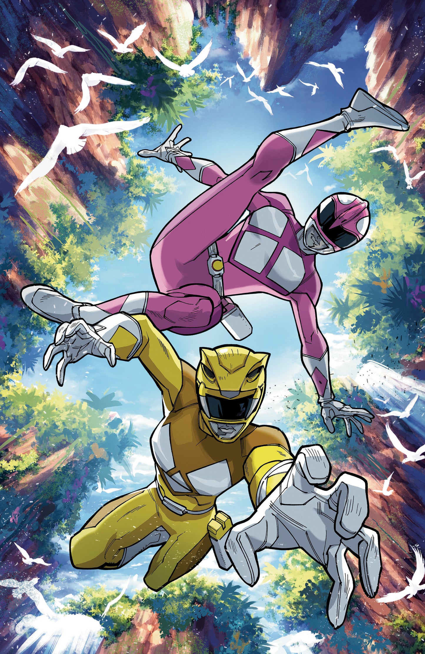 Mighty Morphin Power Rangers (2026) #3 E Foil Variant (Full Art, Foil, Balám)