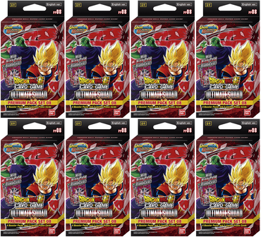 Dragon Ball Super TCG: Ultimate Squad Premium Pack Set Display