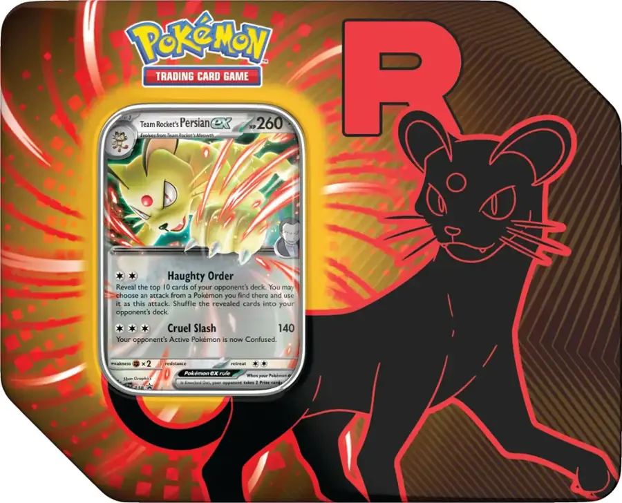 Pokemon Team Rocket Tin - Persian