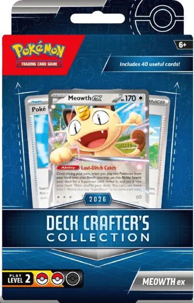 2026 Pokemon Deck Crafter's Collection Meowth Ex