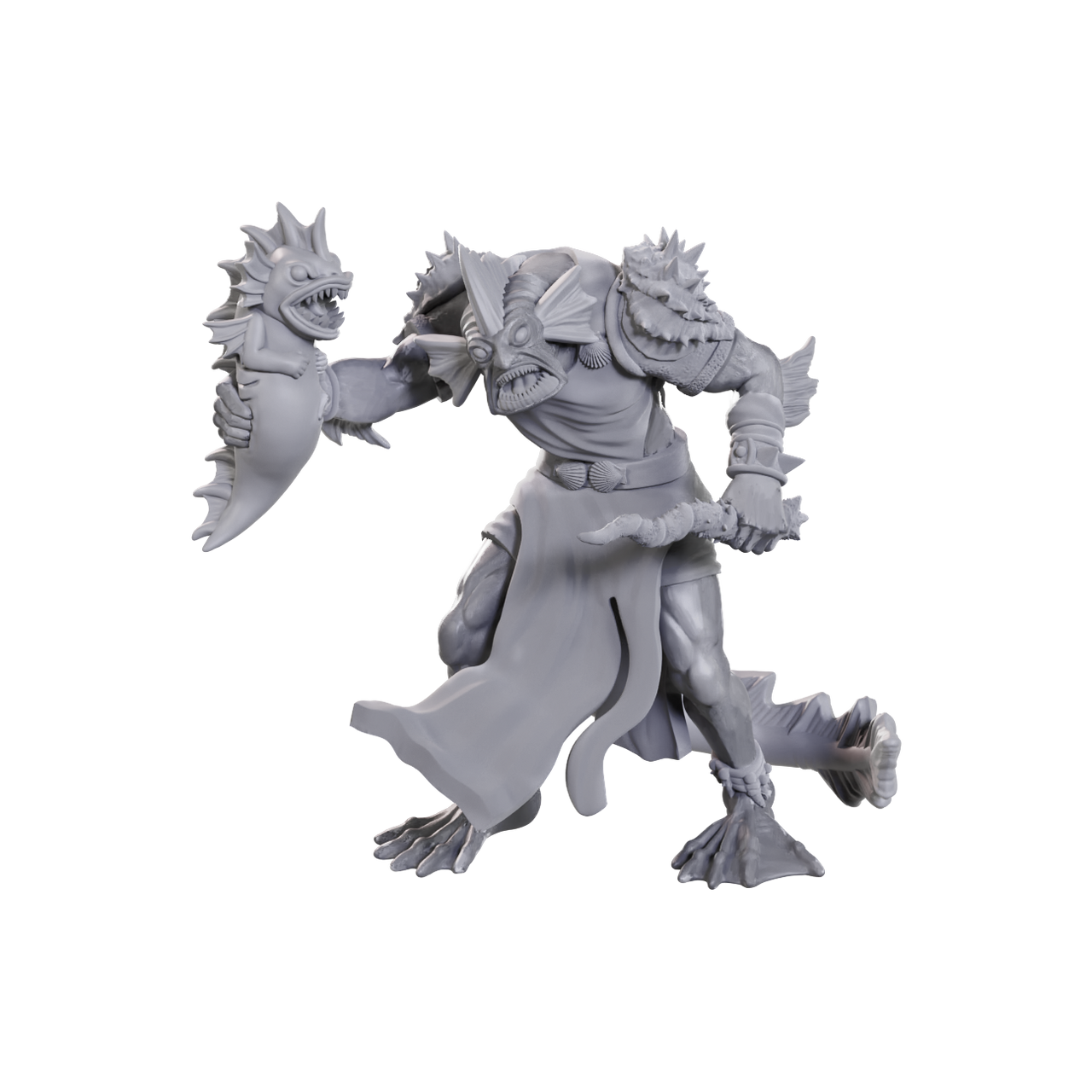 Nolzur's Marvelous Miniatures - Unpainted: Sahuagin Priestess
