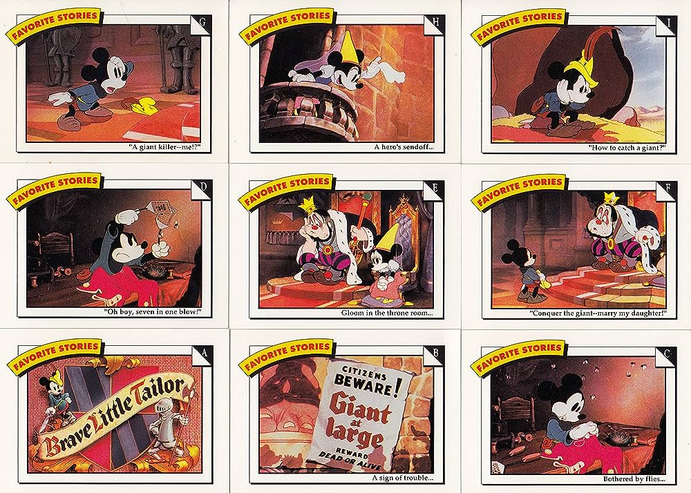 1991 outlet Disney Collectibles Cards