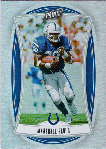 Panini Player Of The Day Football 2022 Foil Parallel Card 91 Marshall Faulk