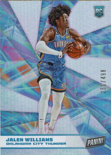 Panini Player of the Day 2022-23 Foil Parallel Base Card 96 Jalen Williams 251/499