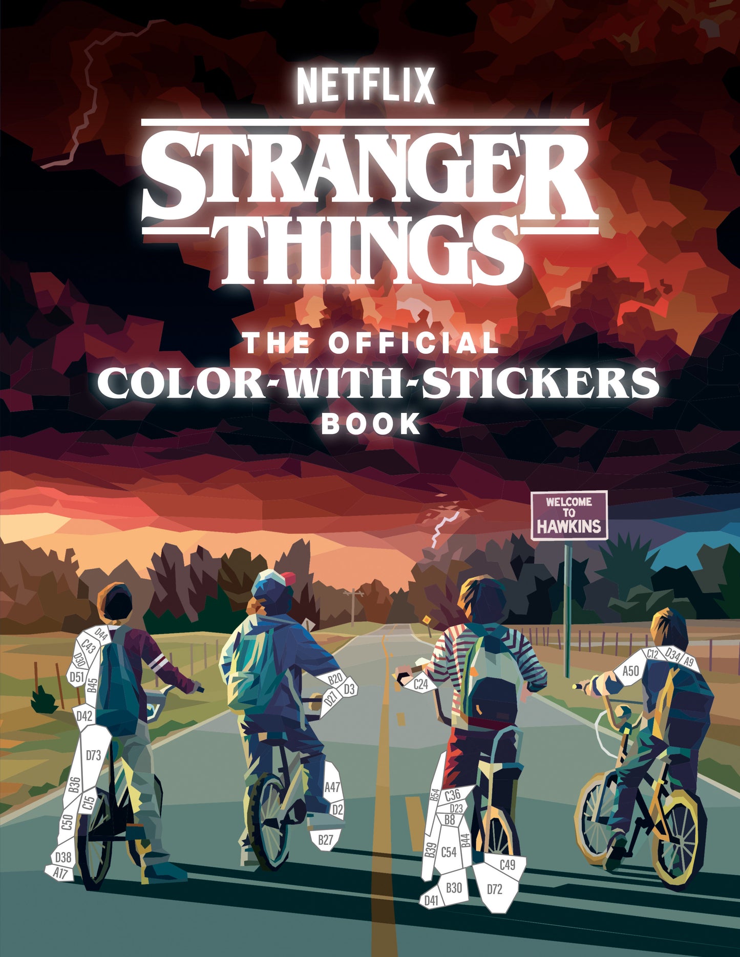 Stranger Things: The Official Color With Stickers Book