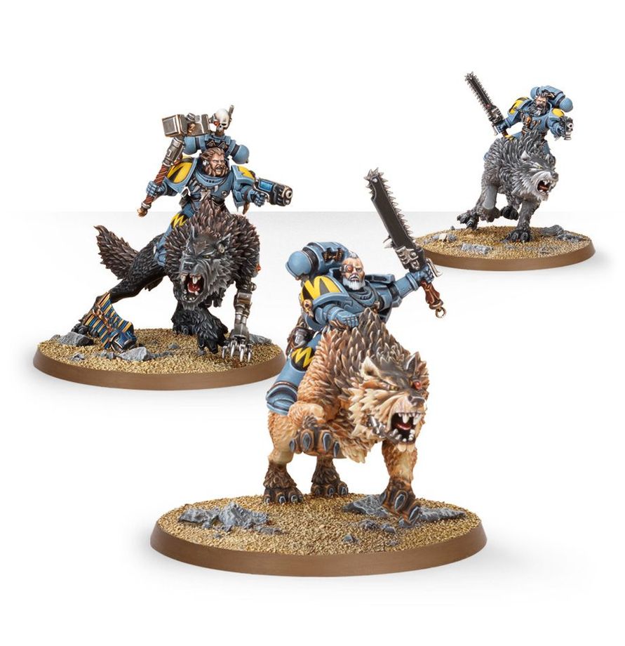 Warhammer 40k: Space Wolves - Thunderwolf Cavalry