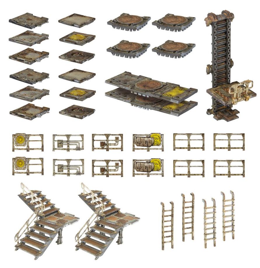Necromunda: Zone Mortalis Platforms and Stairs