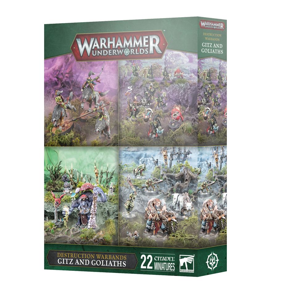 Warhammer Underworlds: Destruction Warbands - Gitz and Goliaths